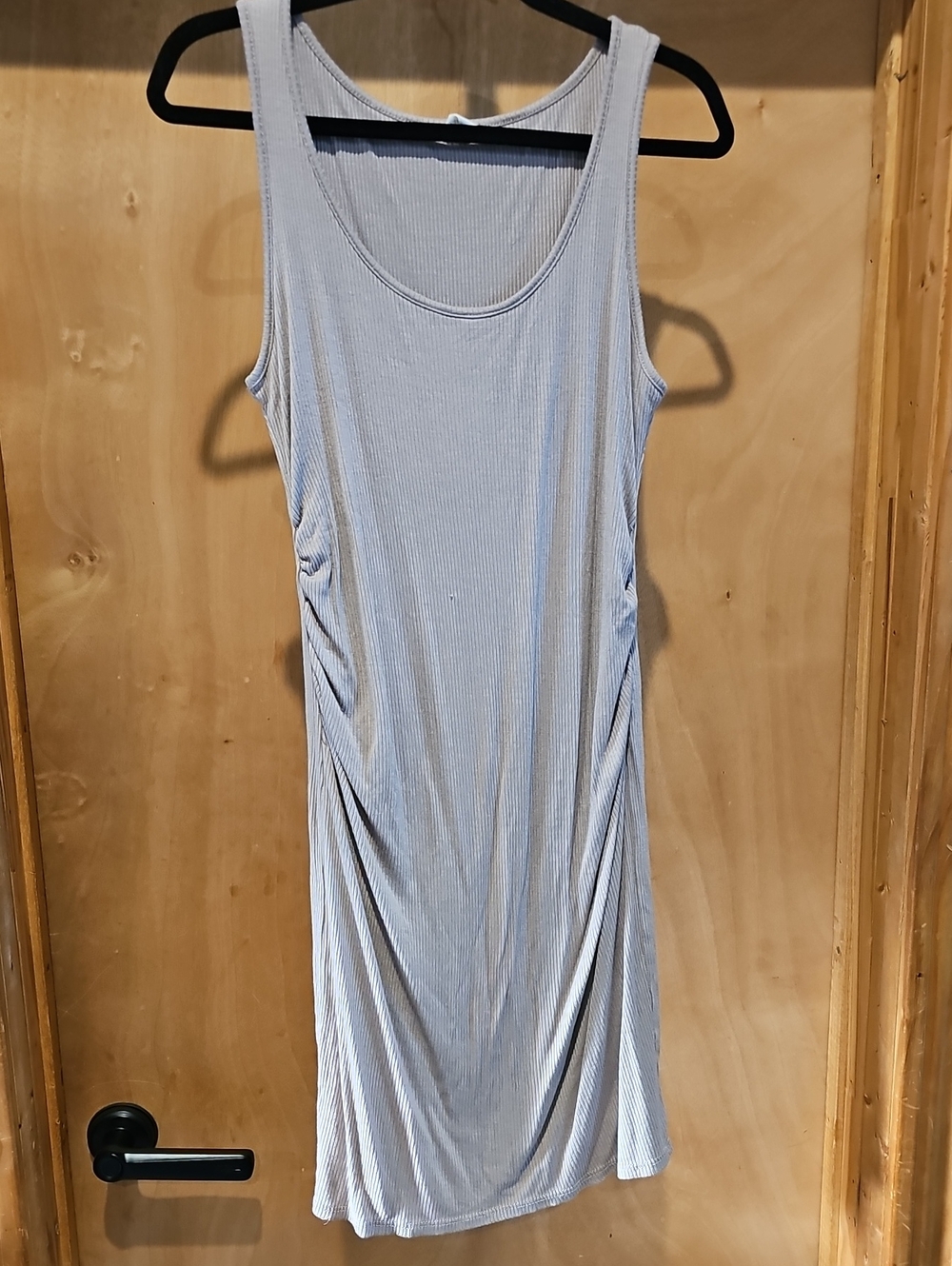 Pinkblush Mocha Ribbed Tank Dress